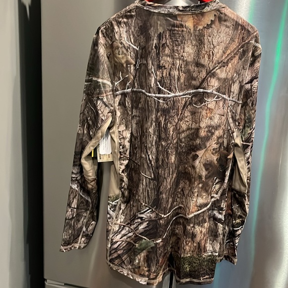NEW L Mossy Oak Country DNA Long Slv Tee CAMO shirt scent ctrl UPF 30 wicking L - Picture 16 of 16